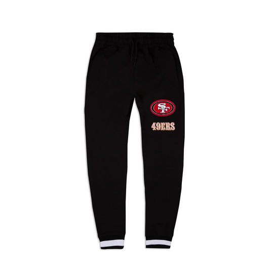 SAN FRANCISCO 49ERS MEN'S LOGO SELECT BLACK JOGGER