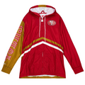 SAN FRANCISCO 49ERS MEN'S MITCHELL & NESS UNDENIABLE WINDBREAKER