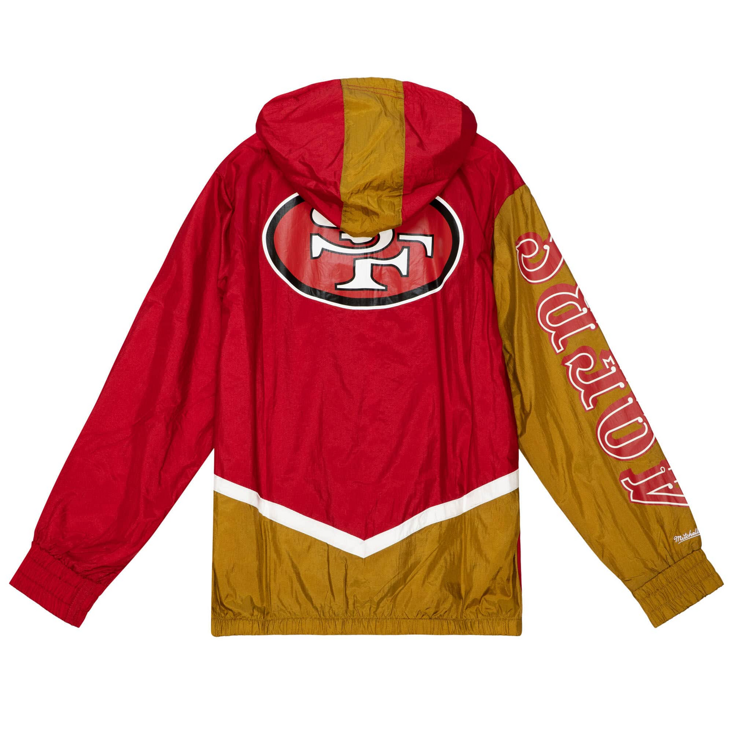 SAN FRANCISCO 49ERS MEN'S MITCHELL & NESS UNDENIABLE WINDBREAKER