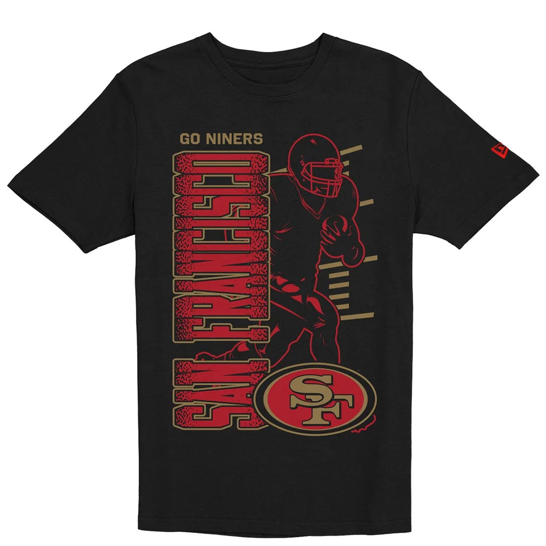 SAN FRANCISCO 49ERS MEN'S NEW ERA 2026 NFL TRAINING CAMP T-SHIRT - BLACK