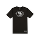 SAN FRANCISCO 49ERS MEN'S NEW ERA COMBINE T-SHIRT - BLACK/WHITE
