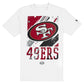 SAN FRANCISCO 49ERS MEN'S NEW ERA LIFESTYLE T-SHIRT - WHITE