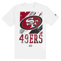 SAN FRANCISCO 49ERS MEN'S NEW ERA LIFESTYLE T-SHIRT - WHITE