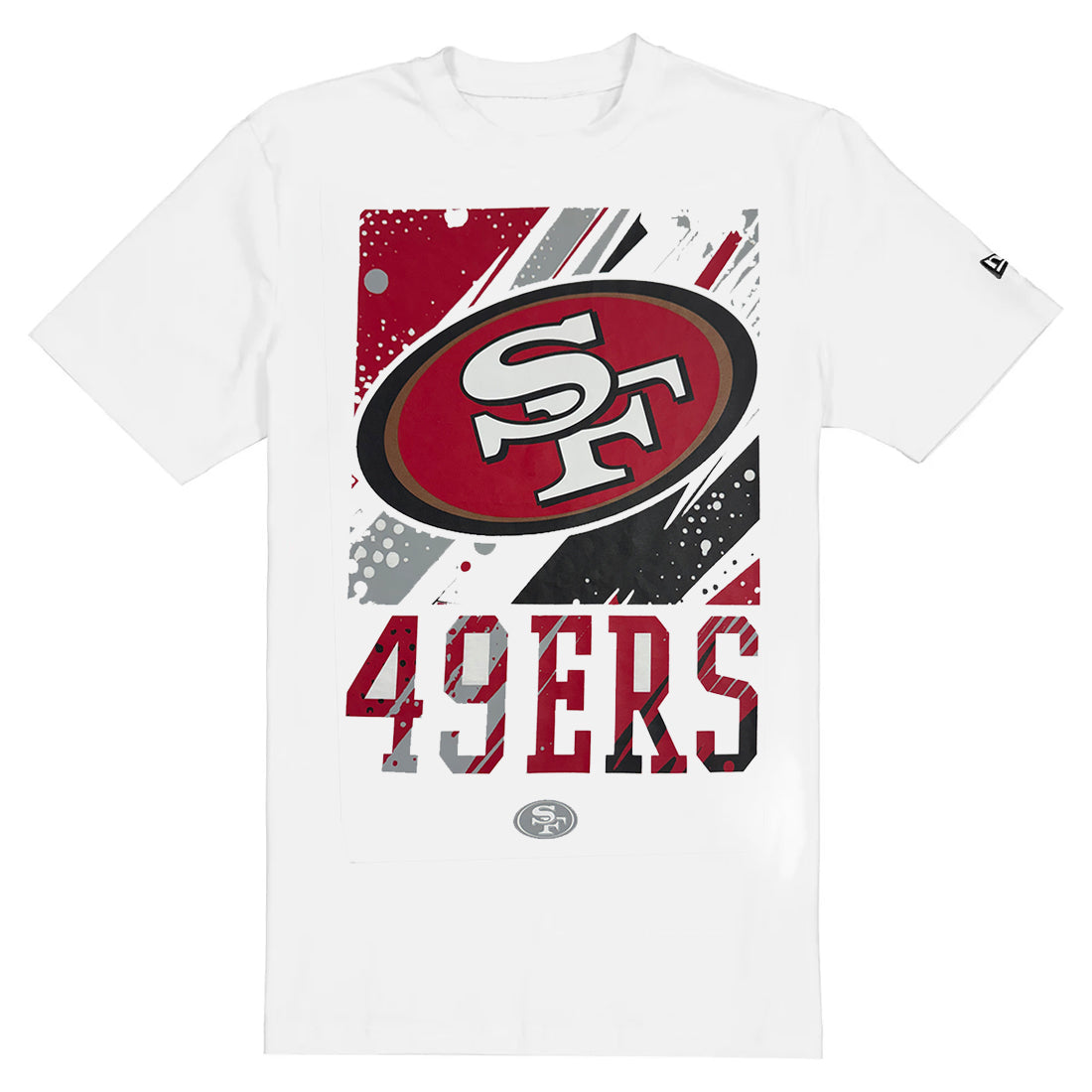 SAN FRANCISCO 49ERS MEN'S NEW ERA LIFESTYLE T-SHIRT - WHITE