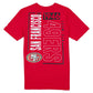 SAN FRANCISCO 49ERS MEN'S NEW ERA TEAM BACK T-SHIRT - RED