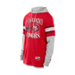 SAN FRANCISCO 49ERS MEN'S NEW ERA TWOFER LAYERED LONG SLEEVE T-SHIRT - RED/GRAY