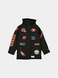 SAN FRANCISCO 49ERS MEN'S NEWERA X ALPHA INDUSTRIES N-3B PARKA JACKET