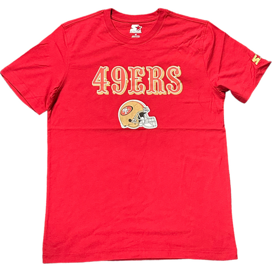 SAN FRANCISCO 49ERS MEN'S SCRIPT LOGO TEE