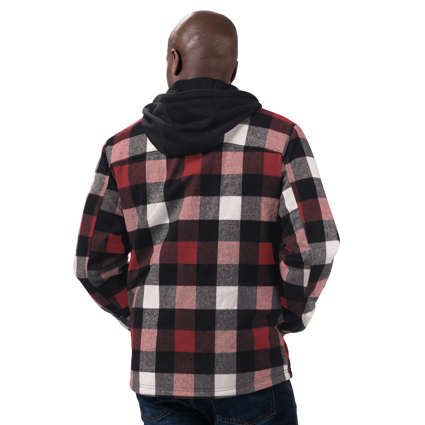 SAN FRANCISCO 49ERS MEN'S STARTER PLAID JACKET - RED