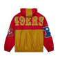 SAN FRANCISCO 49ERS MEN'S TEAM OG ANORAK PULLOVER WINDBREAKER