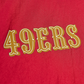SAN FRANCISCO 49ERS MEN'S TEAM OG FAITHFUL TO THE BAY ANORAK PULLOVER WINDBREAKER