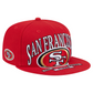 SAN FRANCISCO 49ERS OVERSIZED 59FIFTY FITTED HAT - RED