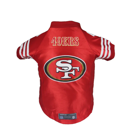 JERSEY PARA MASCOTA PREMIUM DE LOS 49ERS DE SAN FRANCISCO