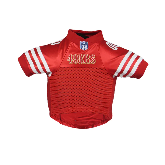 JERSEY PARA MASCOTA PREMIUM DE LOS 49ERS DE SAN FRANCISCO