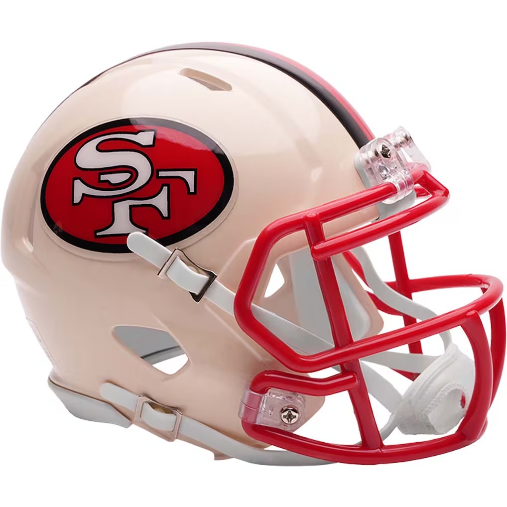 SAN FRANCISCO 49ERS RETRO COLLECTION RIDDELL SPEED MINI HELMET