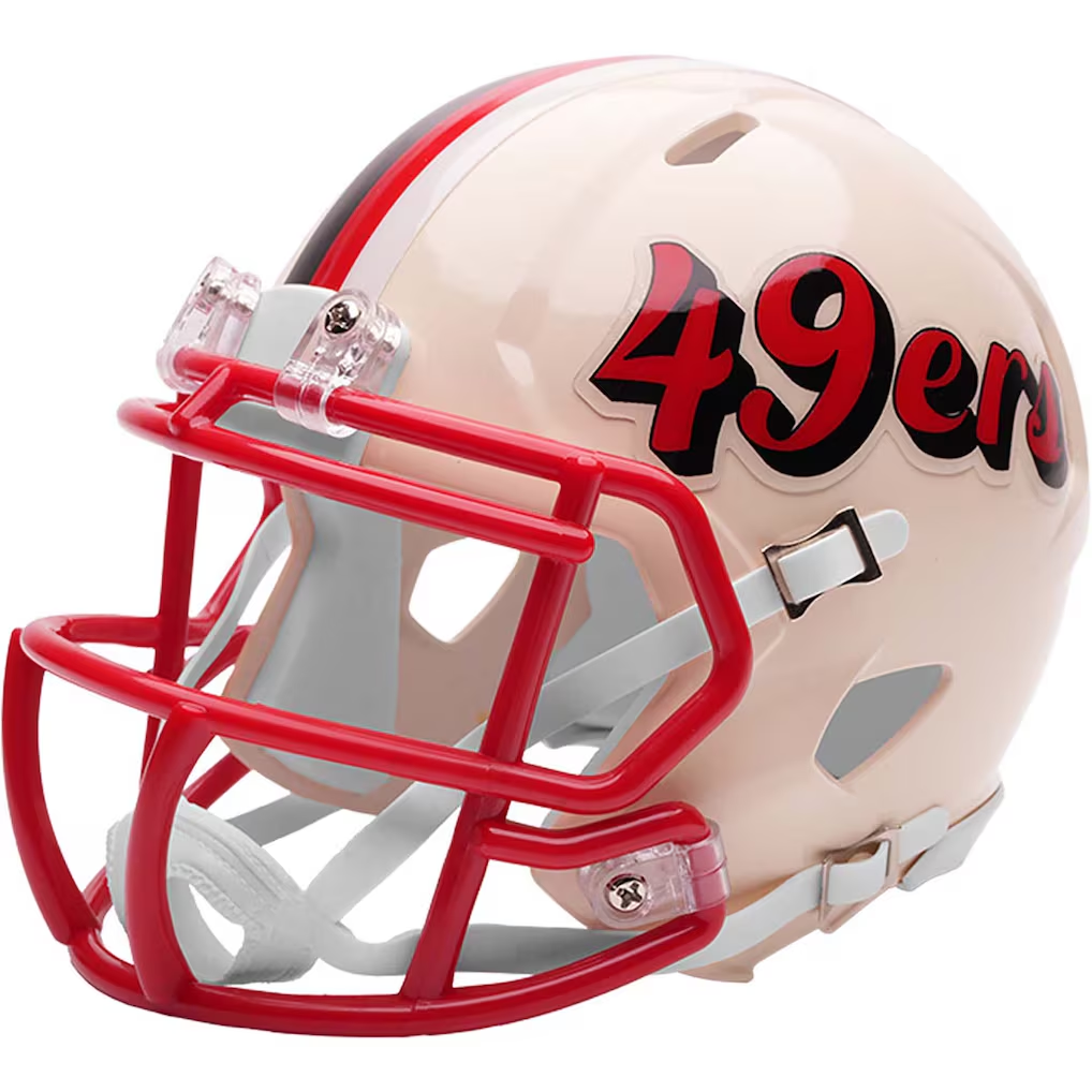 SAN FRANCISCO 49ERS RETRO COLLECTION RIDDELL SPEED MINI HELMET