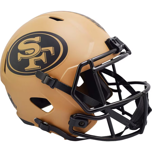SAN FRANCISCO 49ERS RIDDELL 2023 SALUTE TO SERVICE FULL SIZE REPLICA SPEED HELMET