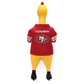 SAN FRANCISCO 49ERS RUBBER CHICKEN PET TOY
