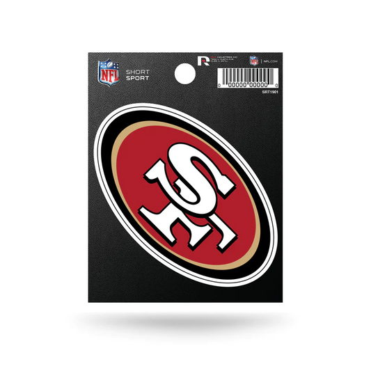 SAN FRANCISCO 49ERS SHORT SPORT DECAL