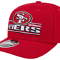 SAN FRANCISCO 49ERS STATED 9SEVENTY STRETCH-SNAP ADJUSTABLE HAT - RED