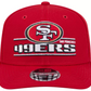SAN FRANCISCO 49ERS STATED 9SEVENTY STRETCH-SNAP ADJUSTABLE HAT - RED