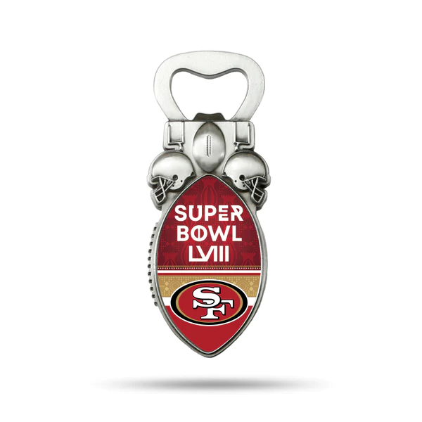 SAN FRANCISCO 49ERS SUPER BOWL LVIII BOUND BOTTLE OPENER