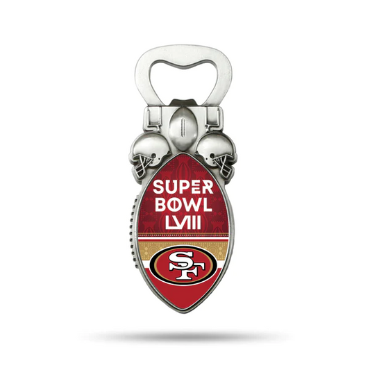 SAN FRANCISCO 49ERS SUPER BOWL LVIII BOUND BOTTLE OPENER