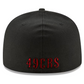 SAN FRANCISCO 49ERS SUPER BOWL LVIII SIDE PATCH 59FIFTY FITTED HAT - BLACK ALT