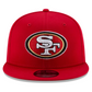 SAN FRANCISCO 49ERS SUPER BOWL LVIII SIDE PATCH 9FIFTY SNAPBACK HAT - RED