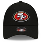 SAN FRANCISCO 49ERS SUPER BOWL LVIII SIDE PATCH 9FORTY ADJUSTABLE HAT - BLACK