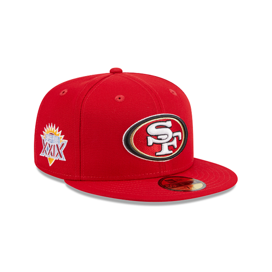 SAN FRANCISCO 49ERS SUPER BOWL PARCHE XXIX 59FIFTY AJUSTADO