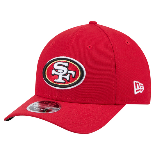 SAN FRANCISCO 49ERS TEAM COLLECTION 9FORTY M-CROWN SNAPBACK ADJUSTABLE HAT - RED