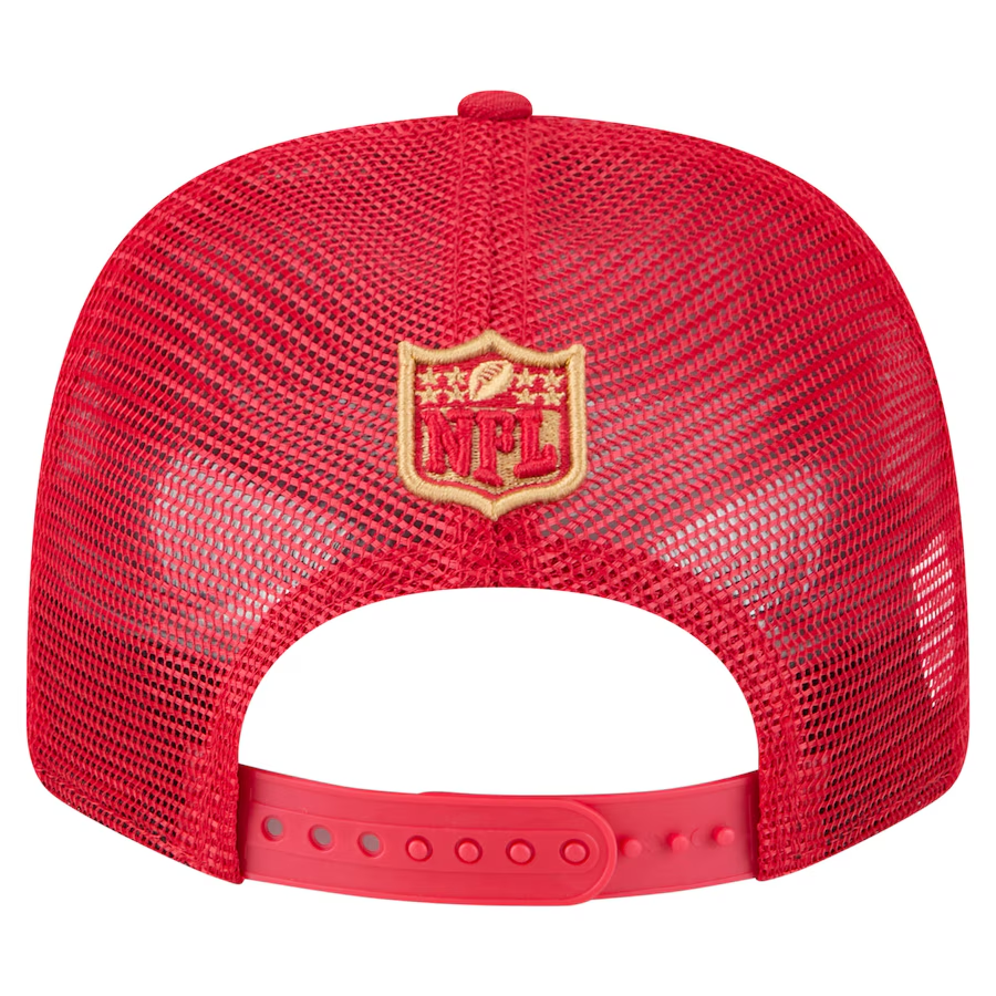 SAN FRANCISCO 49ERS TEAM COLLECTION 9SEVENTY STRETCH SNAP ADJUSTABLE HAT - RED