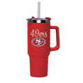 SAN FRANCISCO 49ERS THE MEMORY TUMBLER 40 OZ. SINGLE HIT BLING TUMBLER - RED