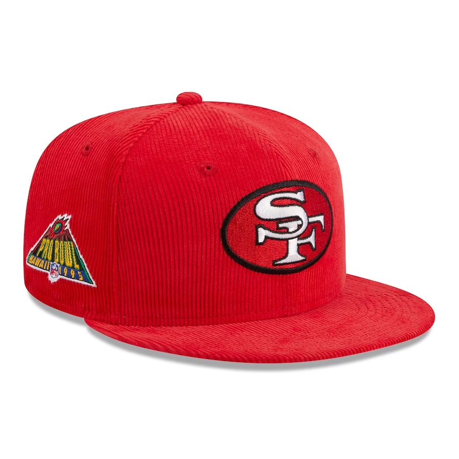 SAN FRANCISCO 49ERS THROWBACK CORD 59FIFTY FITTED HAT