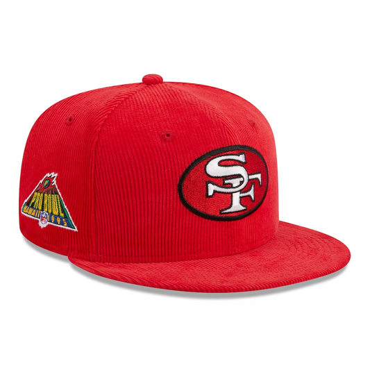 SAN FRANCISCO 49ERS THROWBACK CORD 59FIFTY FITTED HAT