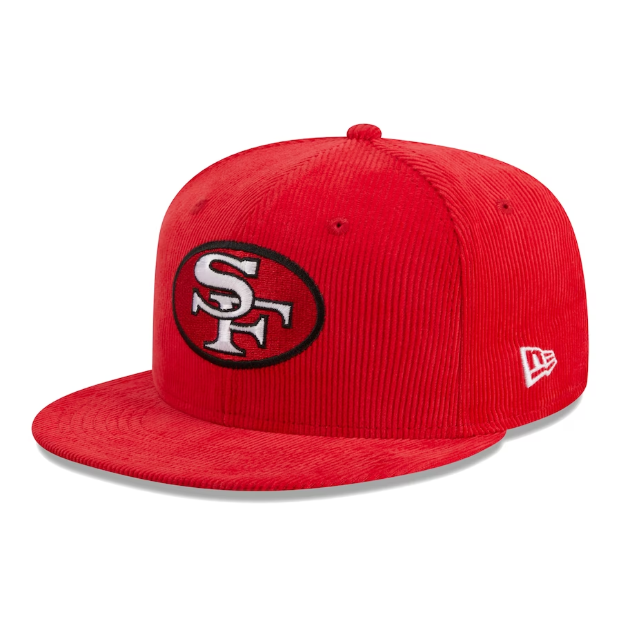 SAN FRANCISCO 49ERS THROWBACK CORD 59FIFTY FITTED HAT