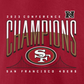 SAN FRANCISCO 49ERS TODDLER 2023 NFC CHAMPIONS HOMETOWN NOT DONE T-SHIRT