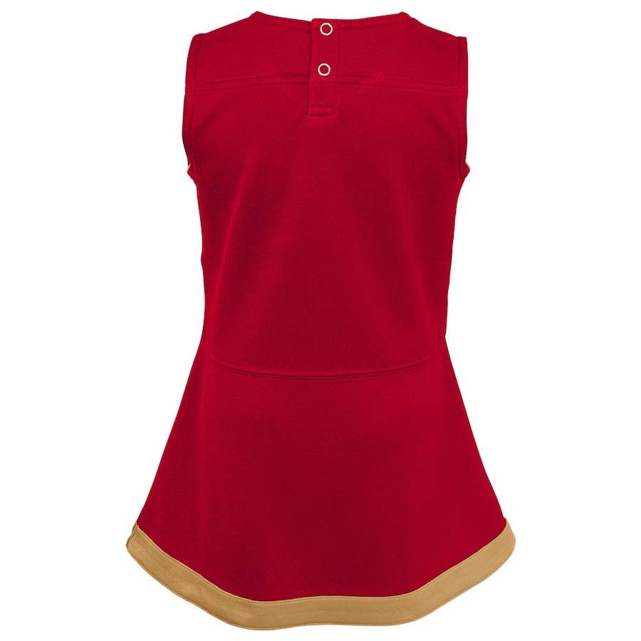 SAN FRANCISCO 49ERS TODDLER CHEER CAPTAIN SET WITH BLOOMERS