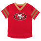 SAN FRANCISCO 49ERS TODDLER OUTERSTUFF RED ZONE T-SHIRT & PANT SET - RED/GOLD