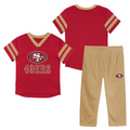 SAN FRANCISCO 49ERS TODDLER OUTERSTUFF REDZONE SET - RED/GOLD