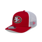 SAN FRANCISCO 49ERS TRUCKER 9SEVENTY STRETCH-SNAP ADJUSTABLE HAT - RED