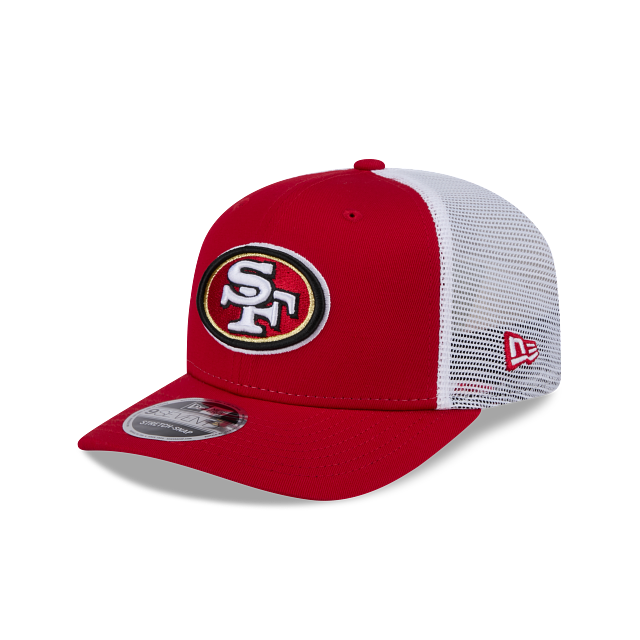 SAN FRANCISCO 49ERS TRUCKER 9SEVENTY STRETCH-SNAP ADJUSTABLE HAT - RED
