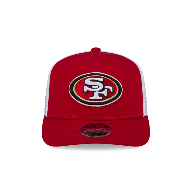 SAN FRANCISCO 49ERS TRUCKER 9SEVENTY STRETCH-SNAP ADJUSTABLE HAT - RED