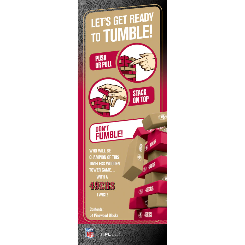 SAN FRANCISCO 49ERS TUMBLE TOWER