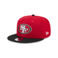 SAN FRANCISCO 49ERS TWO-TONE EVERGREEN  9FIFTY SNAPBACK HAT - RED/BLACK