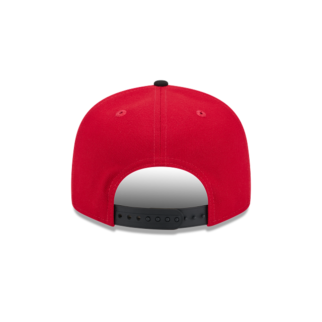 SAN FRANCISCO 49ERS TWO-TONE EVERGREEN  9FIFTY SNAPBACK HAT - RED/BLACK