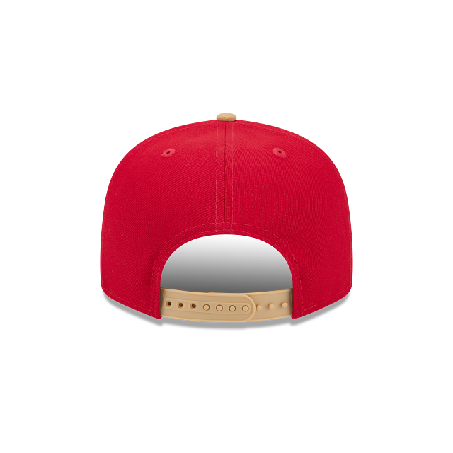 SAN FRANCISCO 49ERS TWO-TONE EVERGREEN RETRO 9FIFTY SNAPBACK HAT - RED/GOLD