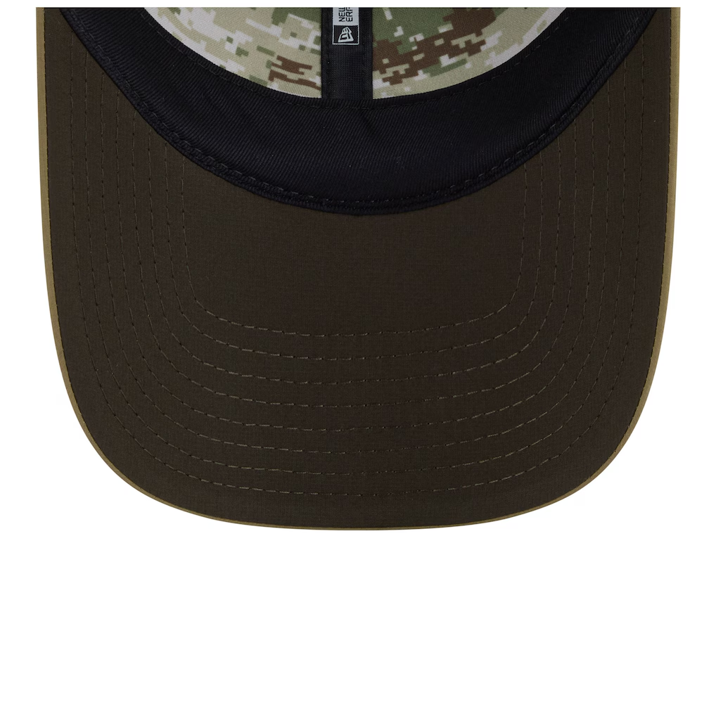 SAN FRANCISCO 49ERS WOMEN'S 2025 NFL SALUTE TO SERVICE PONY TAIL ADJUSTABLE HAT - GREEN