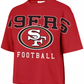 SAN FRANCISCO 49ERS WOMEN'S '47 BRAND OUTREACH CITY T-SHIRT - RED